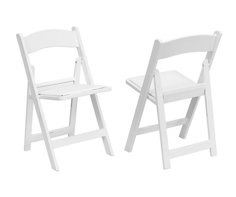White Resin Chair Rental