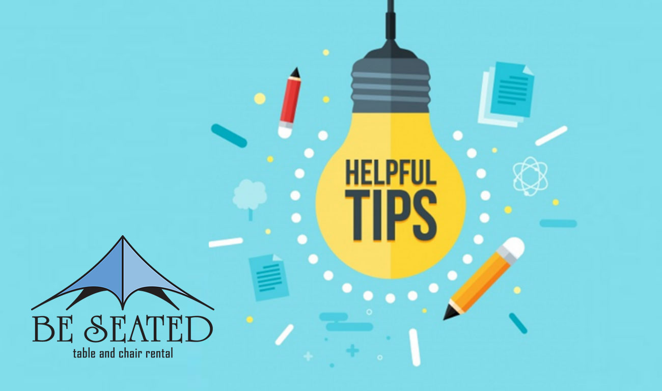 Renting Tables & Chairs for the First Time: 7 Key Tips