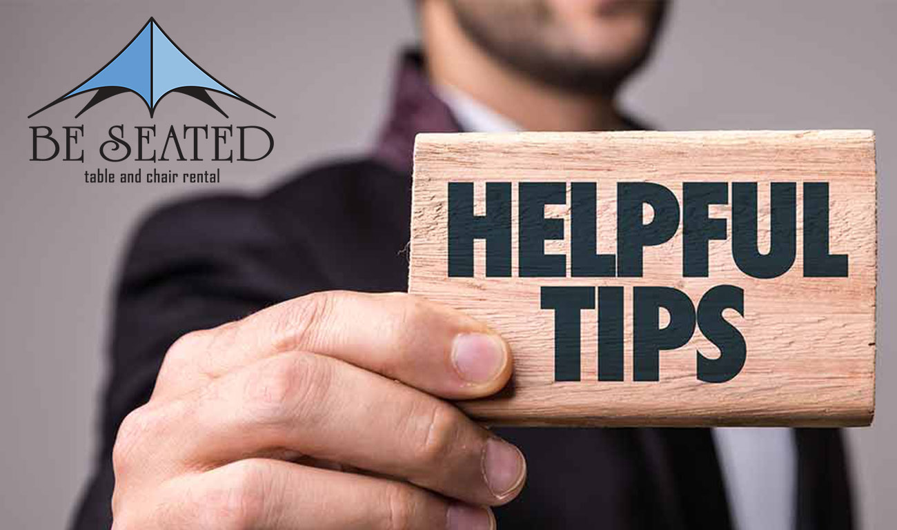 Tips for Chair and Table Rentals for Your Next Event