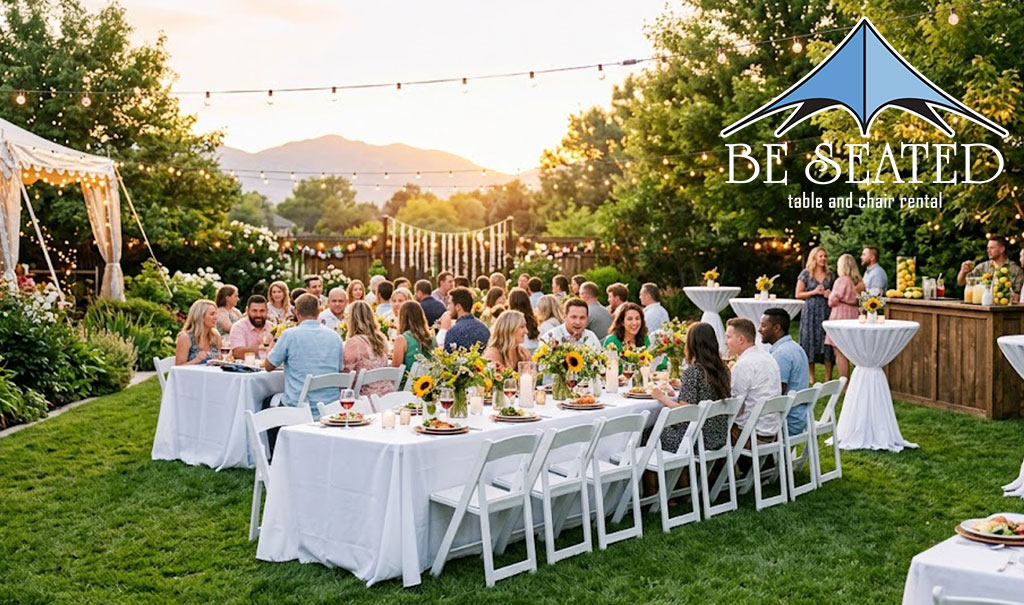 Summer Party Essentials: Chair, Table, and Linen Rentals in Utah